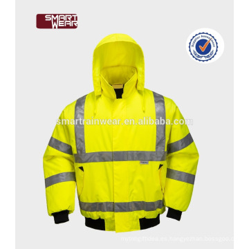 Chaqueta reflexiva caliente del abrigo de trabajo de la chaqueta de la seguridad del abrigo de la venta caliente